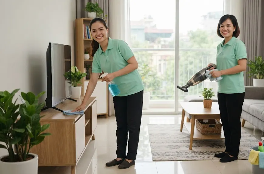 Đội ngũ dọn nhà như dọn nhà mình